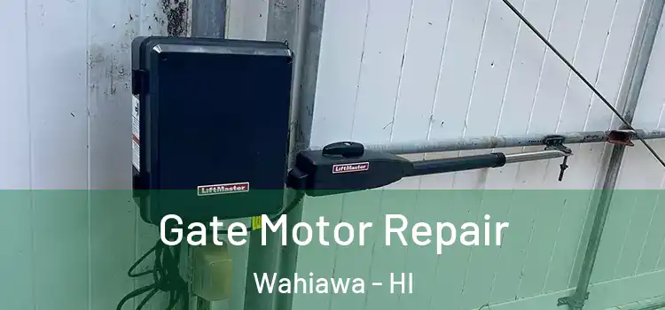 Gate Motor Repair Wahiawa - HI