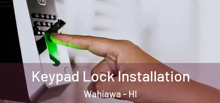 Keypad Lock Installation Wahiawa - HI