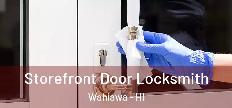 Storefront Door Locksmith Wahiawa - HI